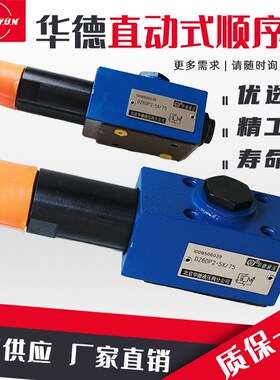 华德型液压直动式顺序阀DZ6DP1-50B/溢流阀DZ5DP卸荷阀调压阀DZ10