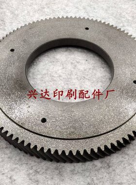 北人08机版滚筒大齿轮102齿轮N73-20314左旋齿轮橡皮滚筒大齿轮