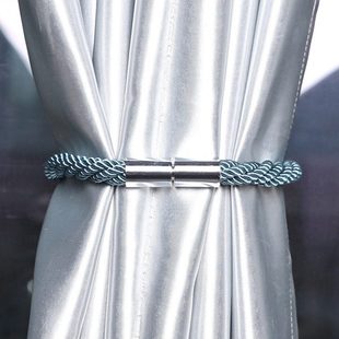 窗帘绑带简约现代一对装点缀窗帘夹磁力挂钩装饰挂件扣扎束带绑绳