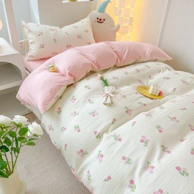 大学生宿舍单人床三件套寝室上下铺印花床单被套床垫一套六件套四,床上用品,学生床品套件,淘宝优惠券,粉丝福利购,淘宝优惠卷