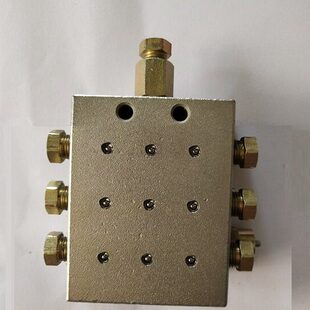 JPQ型冲床分油器 片式加压油脂 递进式分配器一分6机床分油器