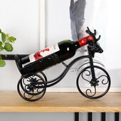 家用红酒杯架酒柜红酒架摆件葡萄酒装 饰倒挂酒瓶架子现代轻奢酒架