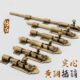 插销明装 全铜门扣木门复古窗户插销 仿古加长纯铜门栓加厚中式