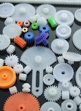 78pcs齿轮包变速箱塑料齿轮车轴车轮包机器人玩具模型71种齿轮包