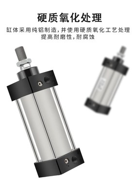 气缸大推力长行程加长型大缸径SC80/100/125/160-1350X1800X2000S