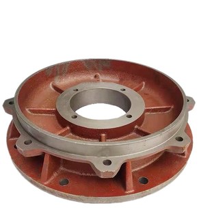 法兰盖YB3隔爆电机挡盖 电机前盖 YB2防爆端盖225 铸铁立式