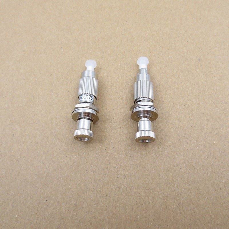 单模多模光纤SMA母头转FC公头光纤转接器FCSMA法兰盘耦合器适配器