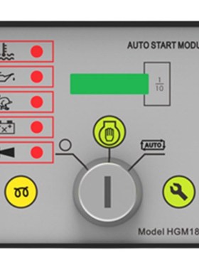 Smartgen众智HGM180HC发电机组控制器自启动按钮显示面板模块