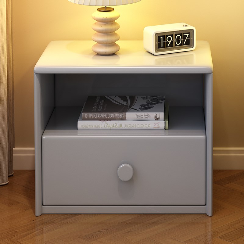 实木床头柜简易床边收纳柜现代简约小型置物柜客厅边几卧室桌边柜