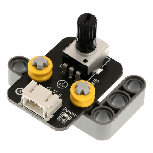 旋转电位器模块5V1K旋钮可调电阻传感器兼容Arduino编程电子积木
