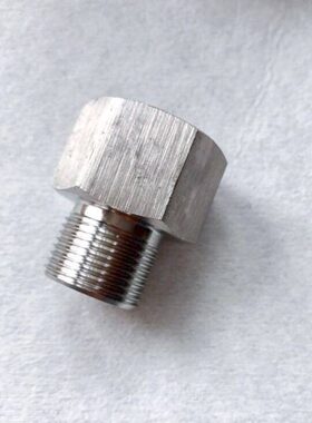 PT1/2-M22x1.5 不锈钢内外丝转换接头 内螺纹PT1/2 外螺纹M22x1.5