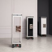 航空餐车飞机厨房推车家用整理收纳柜酒店商场餐饮展览移动装 饰柜