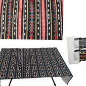 SAMSTRONG杉木山装 饰桌布桌垫便携民族风野餐布地席坐垫 蛋卷桌装