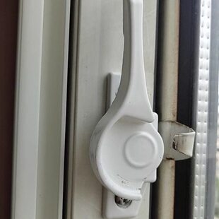 窗户门窗老式锁扣铝合金移窗户828推拉把手搭扣月牙锁平移门锁