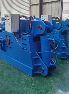 小型金属液压鳄鱼剪切机160t废旧钢筋钢板切断机报废汽车剪碎机