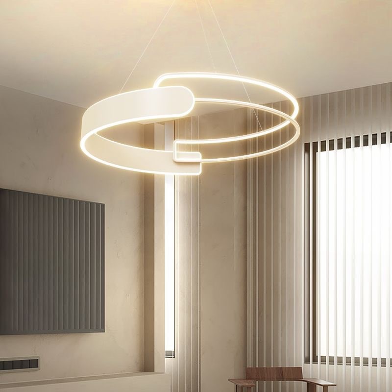 客厅吊灯2024新款p电灯家用饭厅灯简约现代大气大灯创意餐厅客厅