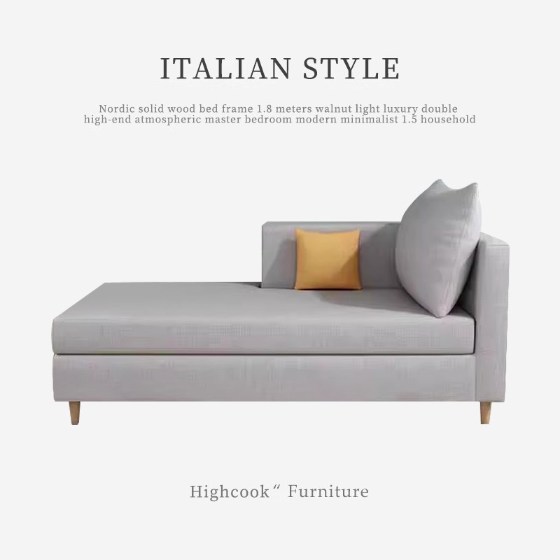 现代简约客厅布艺沙n发贵妃可拆洗北欧贵妃躺椅卧室酒店单人贵妃