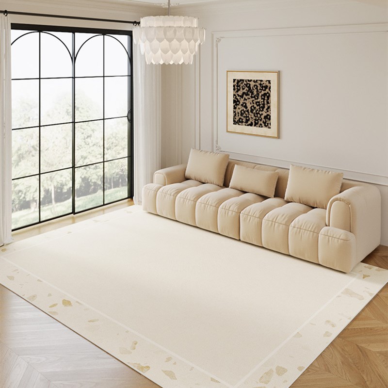 法式地毯客厅免洗可擦2024新款C轻奢高级感家用卧室地垫沙发茶几