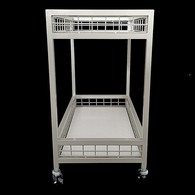 装车间面料车位服车裁片车物料手推车周小MLC004型可移车动货架带
