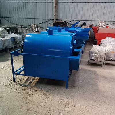 油坊炒货机商用全自动葵花籽花椒籽油桐籽炒籽机电加热大豆炒料机