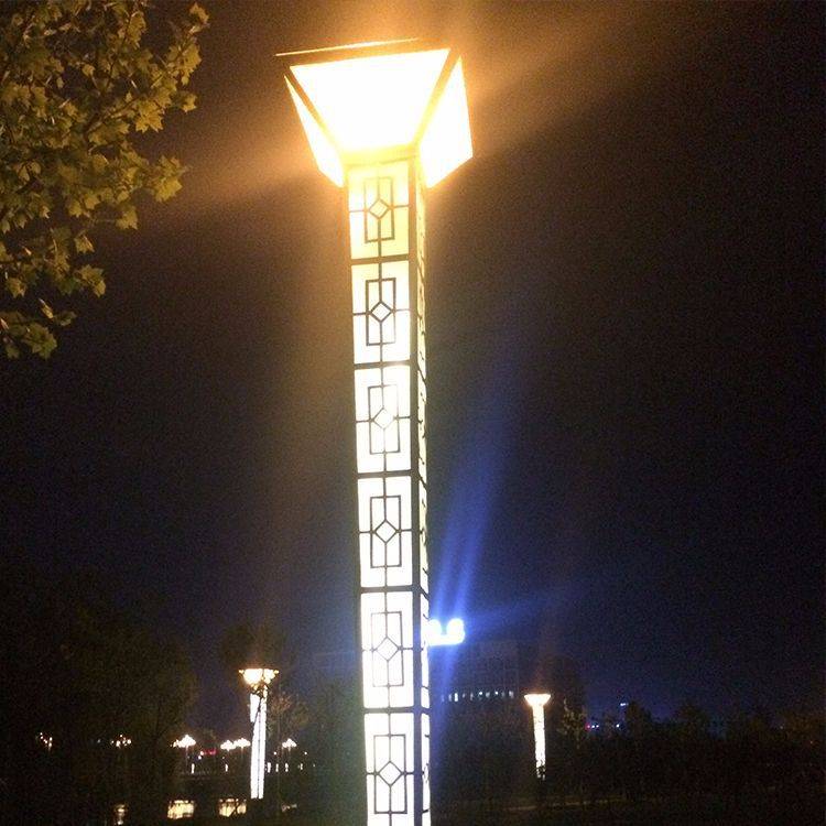 中式方形户外景观灯广场庭院灯道路方灯公园灯小区灯仿古方形路灯