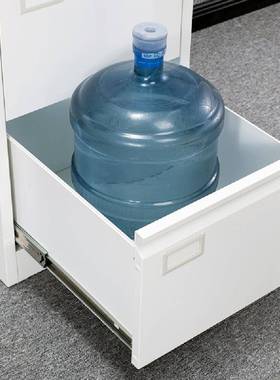 办公室4FC文A件资柜抽屉式挂柜档捞案料柜铁皮卡81251箱带锁小矮