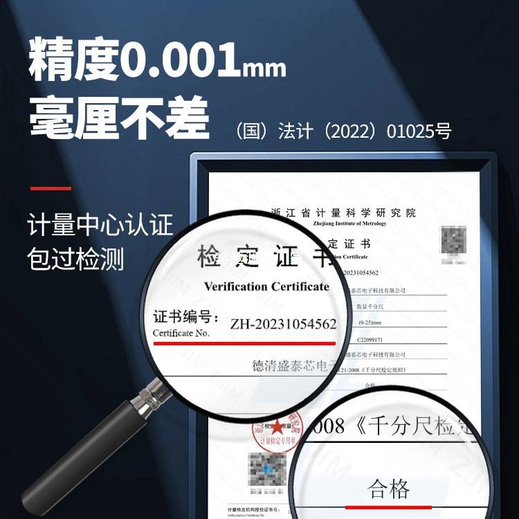 德国数显外径千分尺高精度千分卡尺厚度螺旋测微器电子壁厚测厚仪