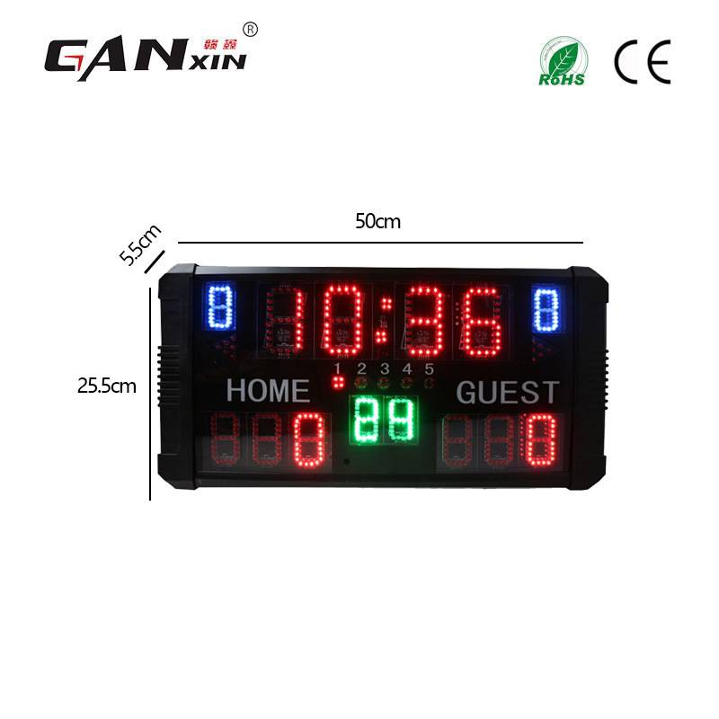 14位篮球室内记分牌遥控14/24秒倒计时器进攻时间显示计分显示屏