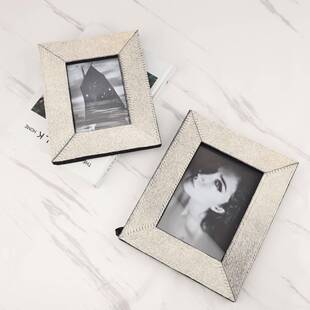 现代简约高端马毛0942相框摆件客居厅卧房桌面办公室室样板房家饰