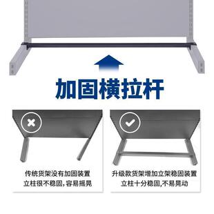 厚货架置物架雪糕箱柜部超市288冰箱冰超市冷柜外上方置物架展加