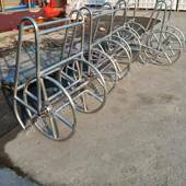 扭防钢小号中号丝绳放线车支船型放线架绕线轴电力施工引绳线盘撑