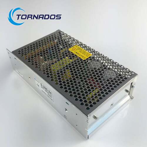 380VAC三相电输入200W24V开关电源S-200-24工业直流稳压变压器