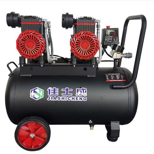 无油静音空压机小型木工用低音喷涂装修气泵便携木工高压打气泵