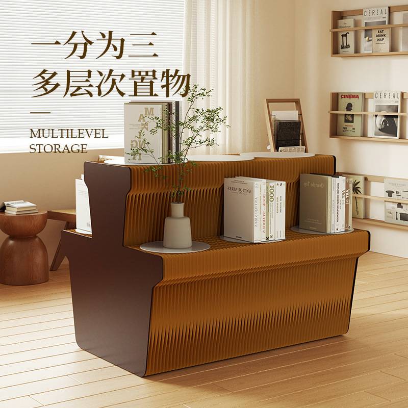 十八纸展台展示架装饰陈列置物展架多层中岛展示台可折叠轻型展桌