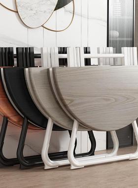 折叠圆桌小户烤吃饭zPi8Wib6桌可折叠桌子餐携桌阳台休闲桌型便摆