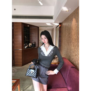 灰色裙裤2026年新款春季性感包臀裙A字短款半身裙遮胯宽辣妹短裙