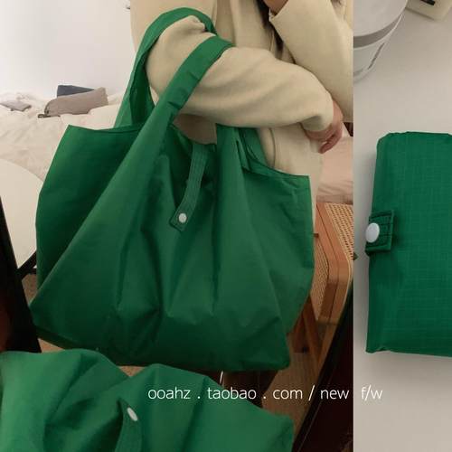 7YX白菜20公斤！防水款 环保便捷大号超市购物袋 可折叠牛津