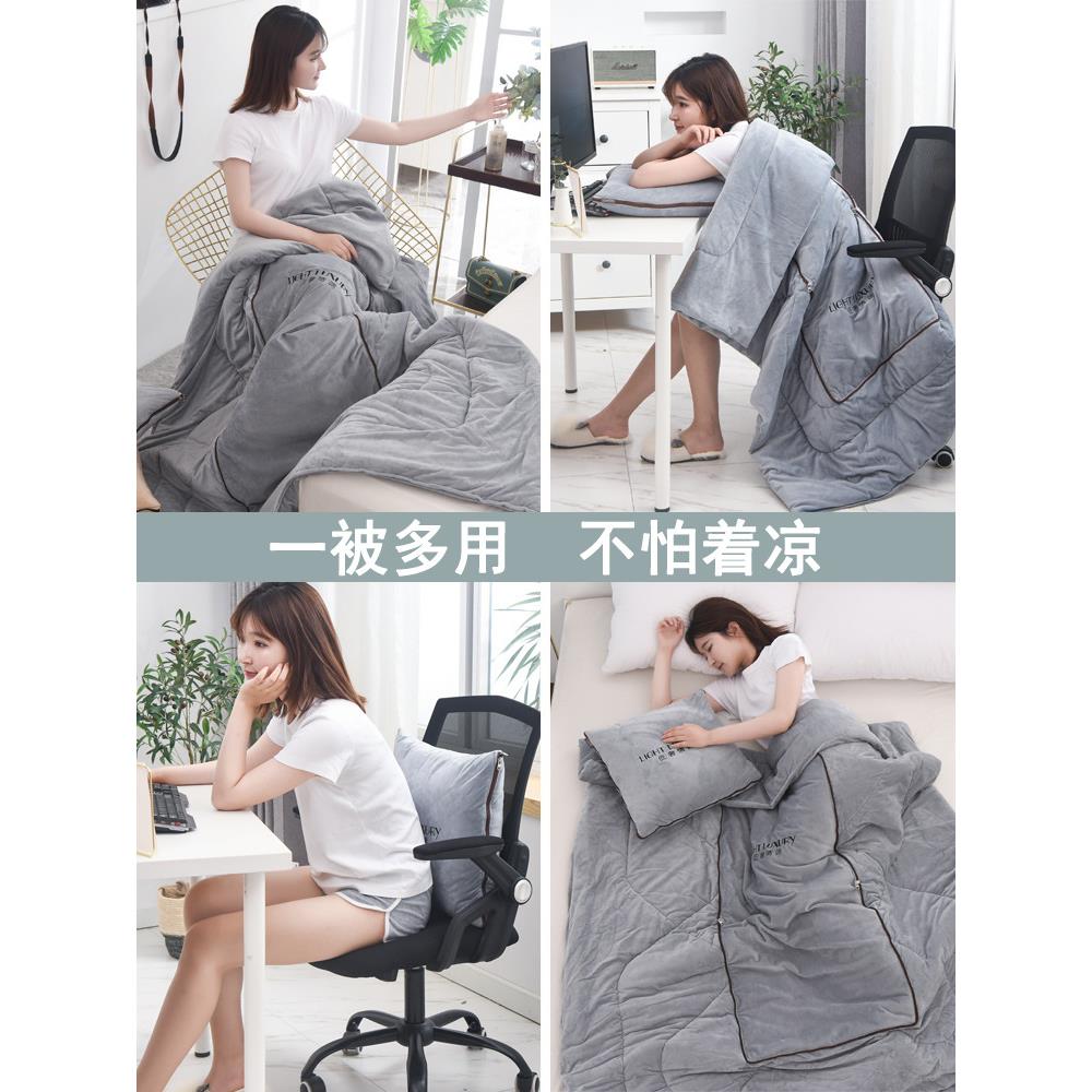 2U8K抱枕被子两用汽车毛毯小枕头车上车内车载车用二合一靠枕折叠