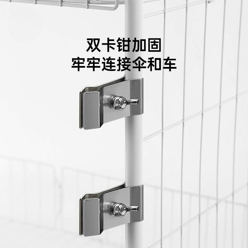 【小推车伞】户出摊遮外阳伞太F78J8J6T阳摆摊商晒用折叠便携防大