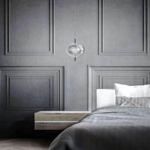 跨房境头大805利单吊灯组合样板意楼梯别墅挑空玻璃吧台床头小吊