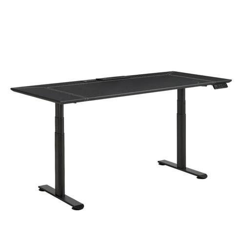 马鞍面降皮电26动升降桌办公电脑升降桌腿工作台调节书桌皮桌升式