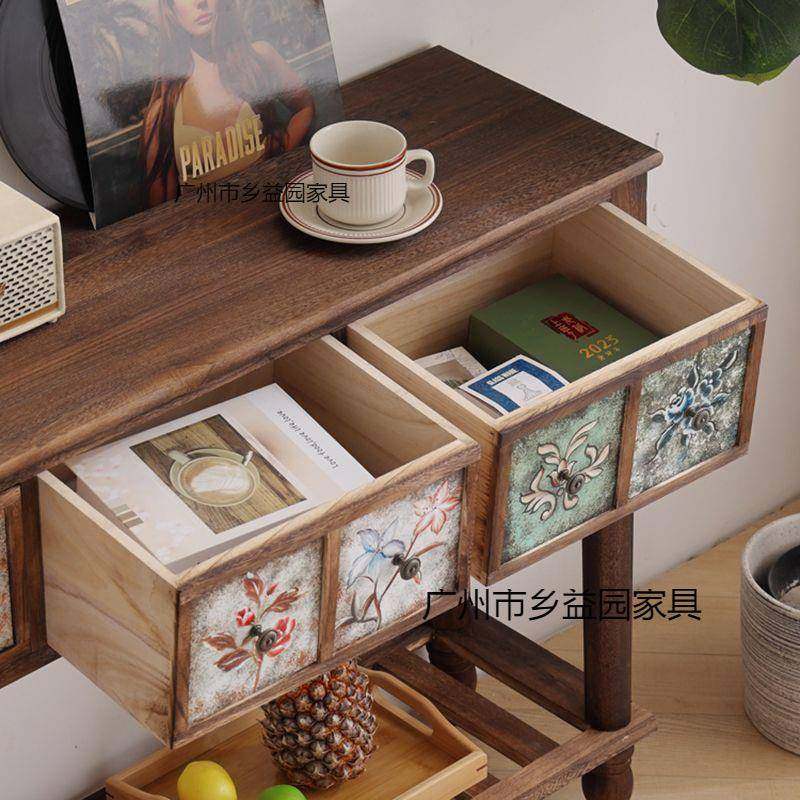 美式木入玄关断柜隔柜复古客厅置物户柜中式长825条玄实关桌极窄,基础建材,脚轮/万向轮,淘宝优惠券,粉丝福利购,淘宝优惠卷