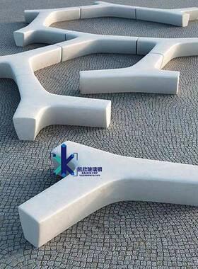 玻璃休046闲椅组合座椅美陈型Y创意坐凳商休息凳户钢场外等候椅厂