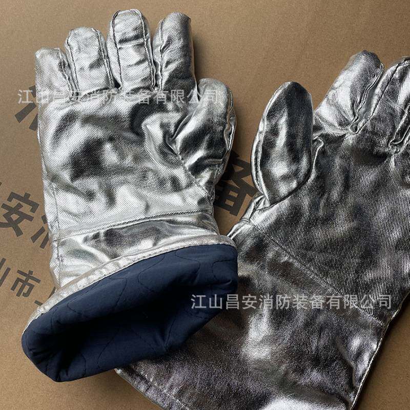 700度带棉隔热防烫手套 耐高温双层防火阻燃 烤箱手套防火耐热