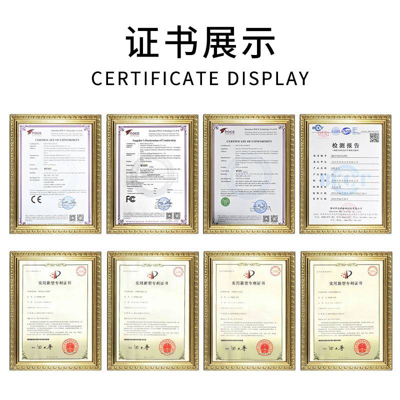 跨境汽车led大灯h7led灯远近一体车灯h4灯泡透镜改装汽车led大灯