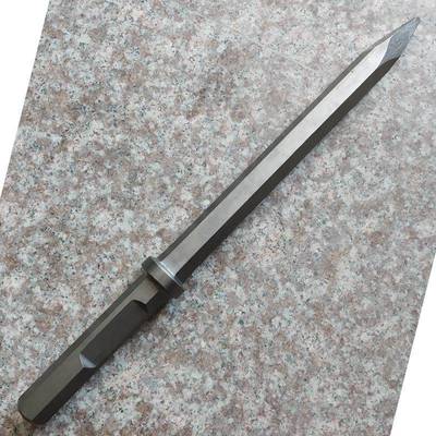 B87炮风镐钎气动破碎镐机 头六角风镐尖947凿 风带圈尖镐 S28对面