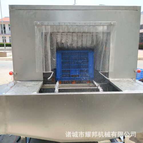 蛋托鸡笼喷淋清洗风干流水线 生鲜配送箱高压喷淋周转筐清洗机