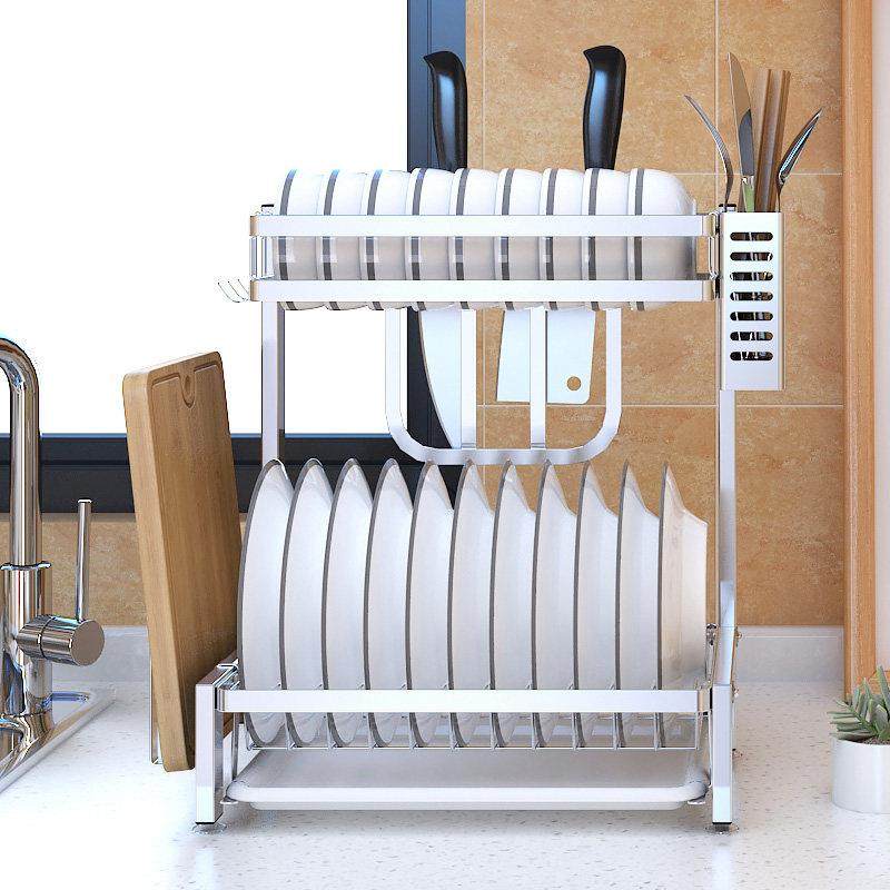 304不锈钢碗沥水置架厨房物F758H7JS架晾放盘子的架架碟子台面小,厨房/烹饪用具,抹布架/厨房清洁收纳架,淘宝优惠券,粉丝福利购,淘宝优惠卷