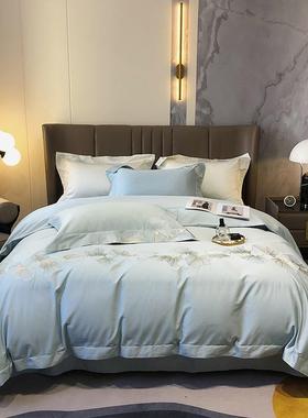 简四约棉风A类1SYSH--1440支床品长绒棉全件套纯棉床被套床单笠款