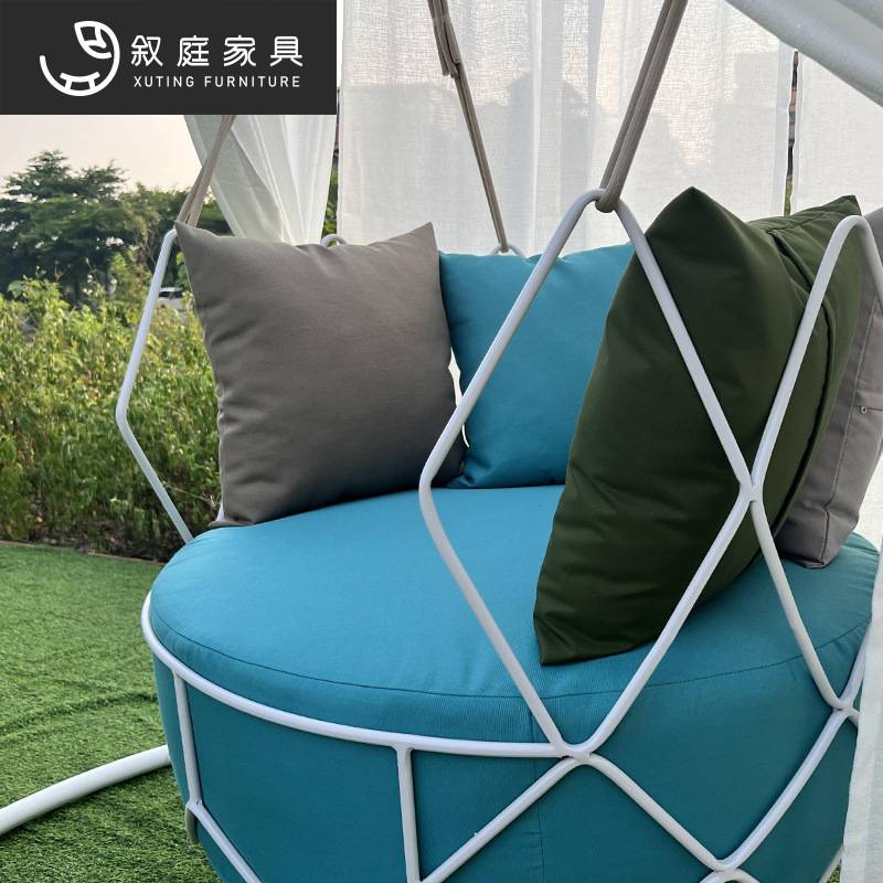 户外防水防晒吊椅阳台网红摇篮椅轻奢休闲椅懒人家用创意公主吊篮